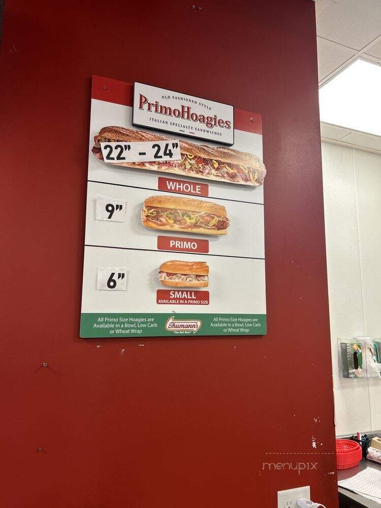 PrimoHoagies - Mount Pleasant, SC menu_pic