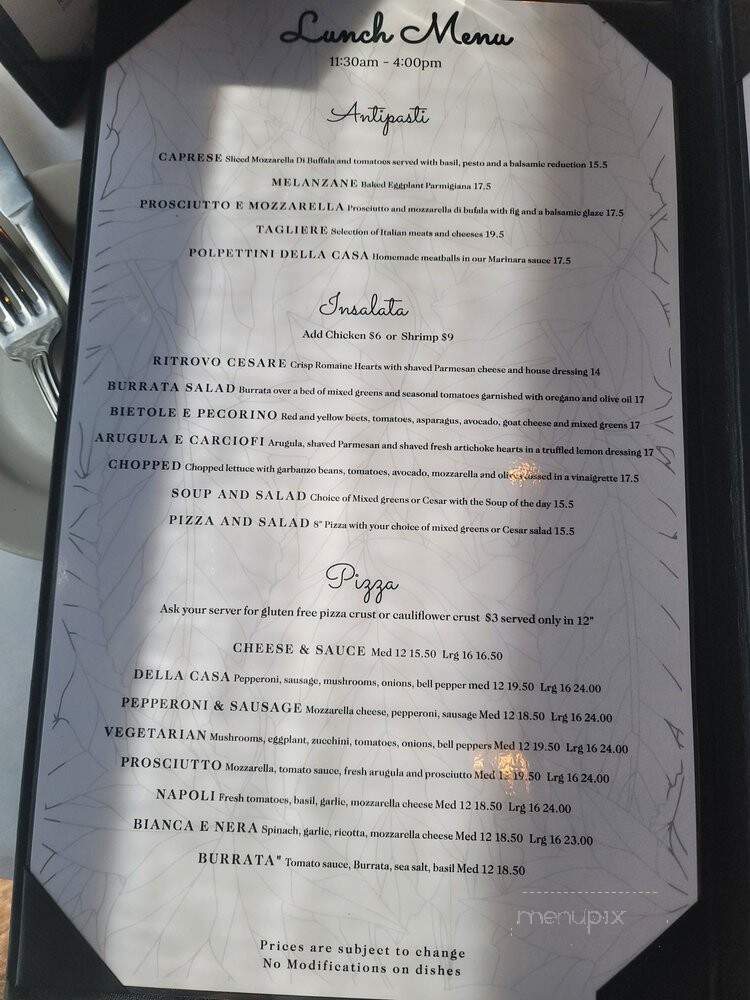 Ritrovo Playa Vista - Playa Vista, CA menu_pic