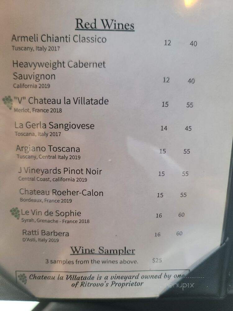 Ritrovo Playa Vista - Playa Vista, CA menu_pic