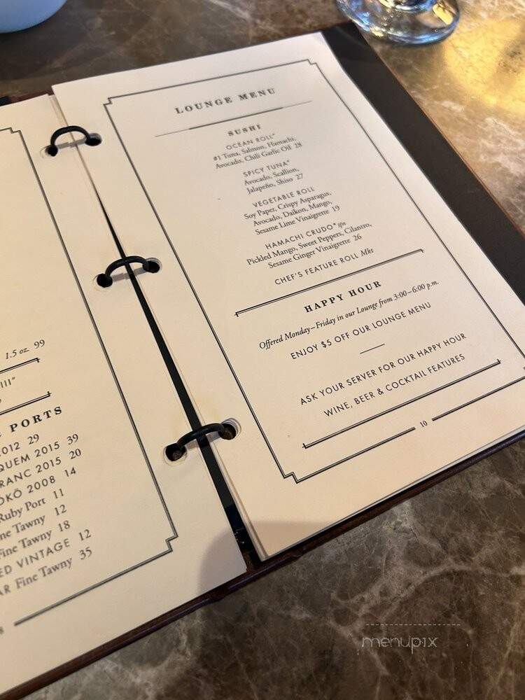 Ocean Prime - Greenwood Village, CO menu_pic