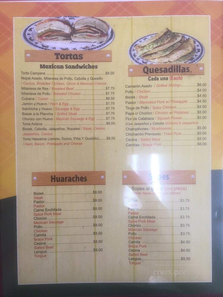 El Pastorcito - Staten Island, NY menu_pic