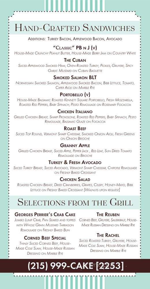 Classic Cake Bakery & Cafe - Philadelphia, PA menu_pic