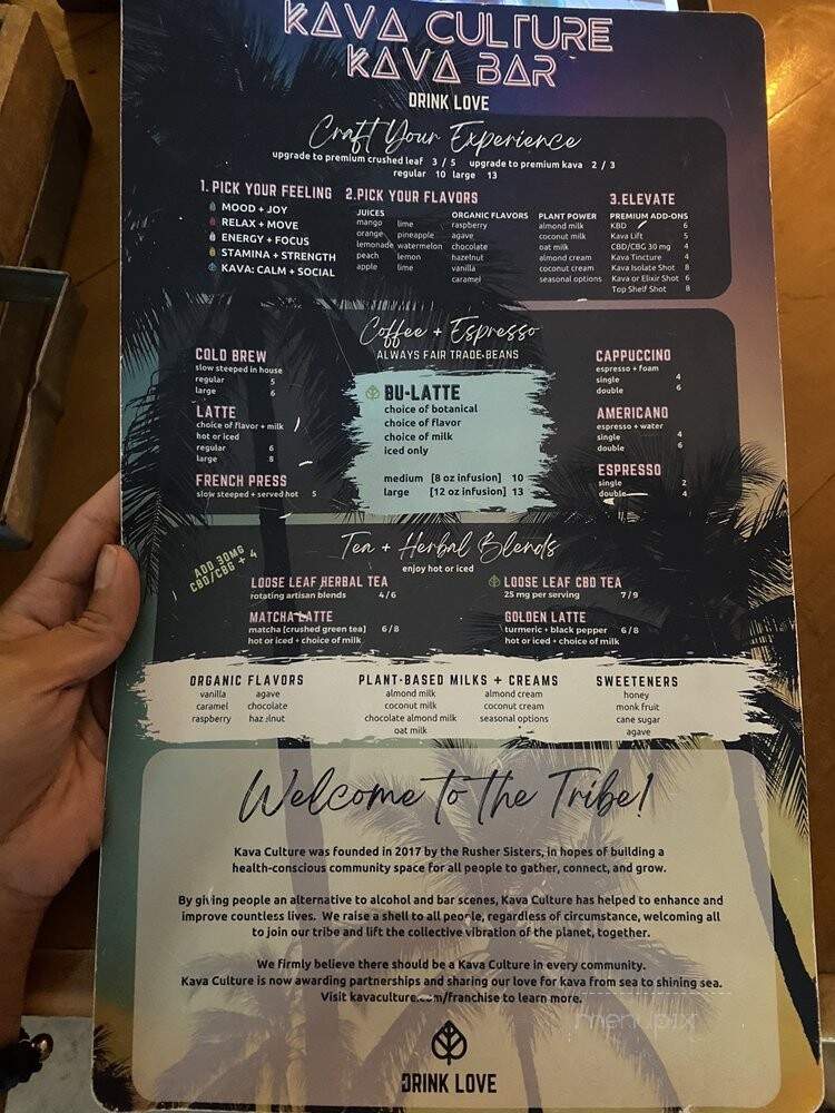 Kava Culture Kava Bar - Port Charlotte, FL menu_pic