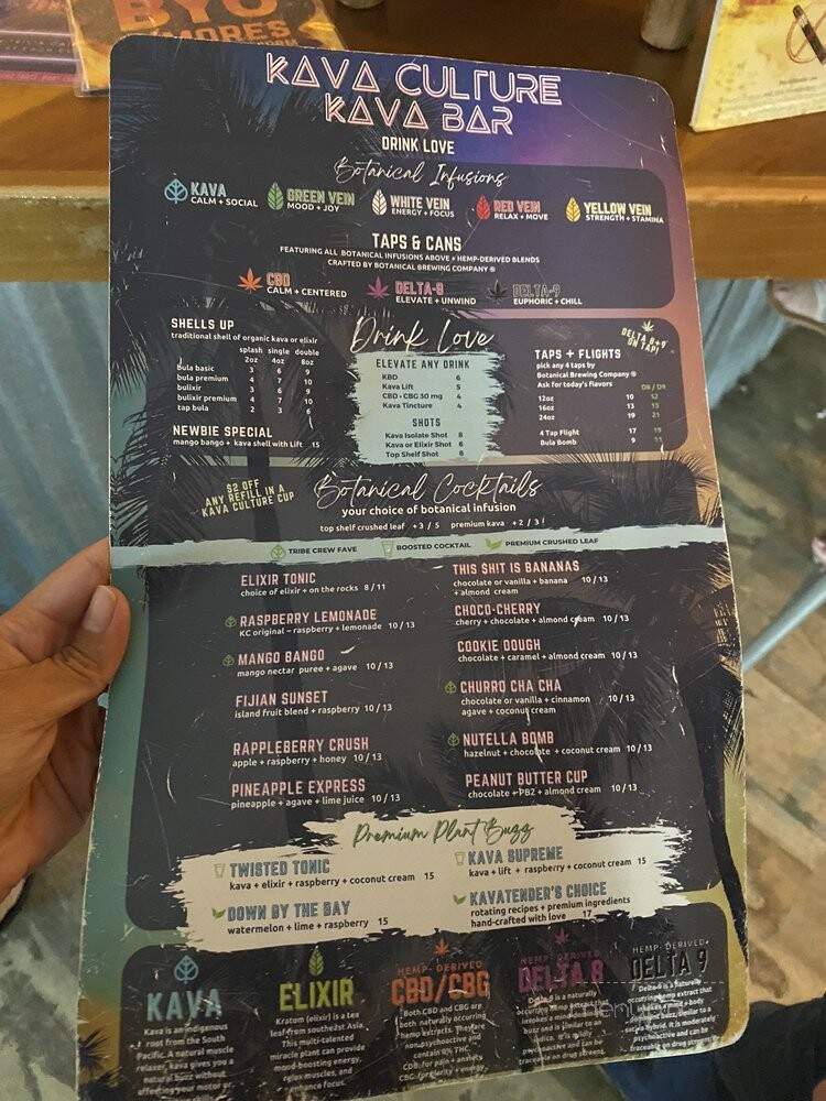 Kava Culture Kava Bar - Port Charlotte, FL menu_pic