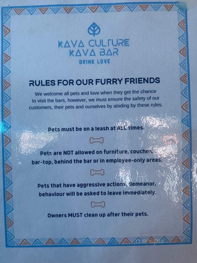 Kava Culture Kava Bar - Port Charlotte, FL menu_pic