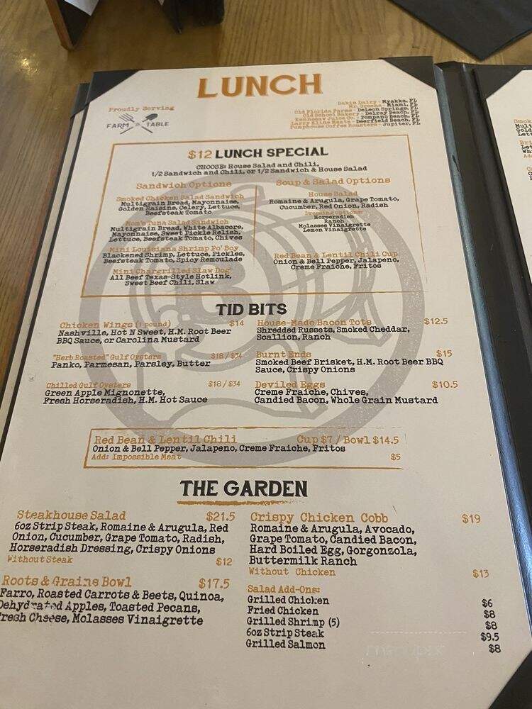 Batch New Southern Kitchen & Tap - West Palm Beach, FL menu_pic