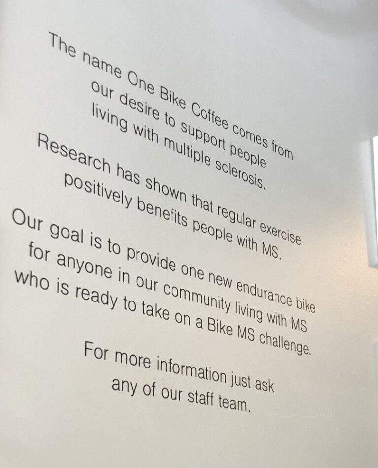 One Bike Coffee - Auburn, AL menu_pic
