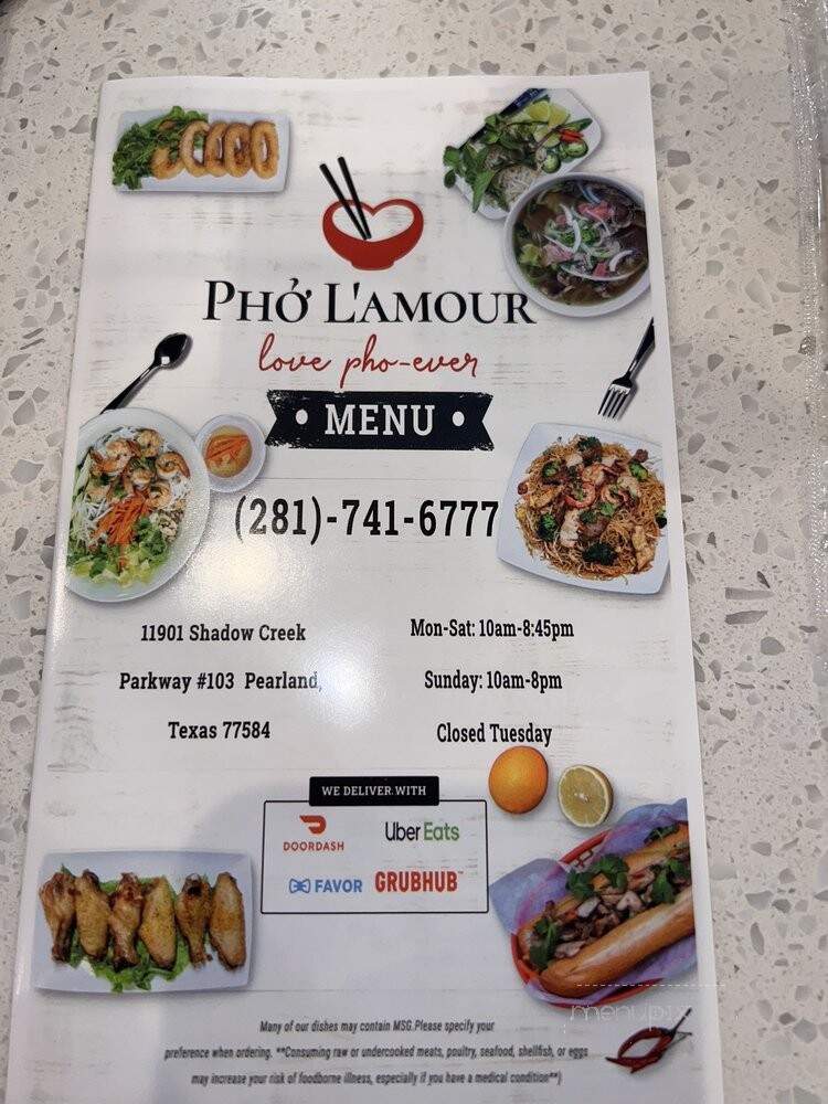 Pho L'amour Noodles & Grill - Pearland, TX