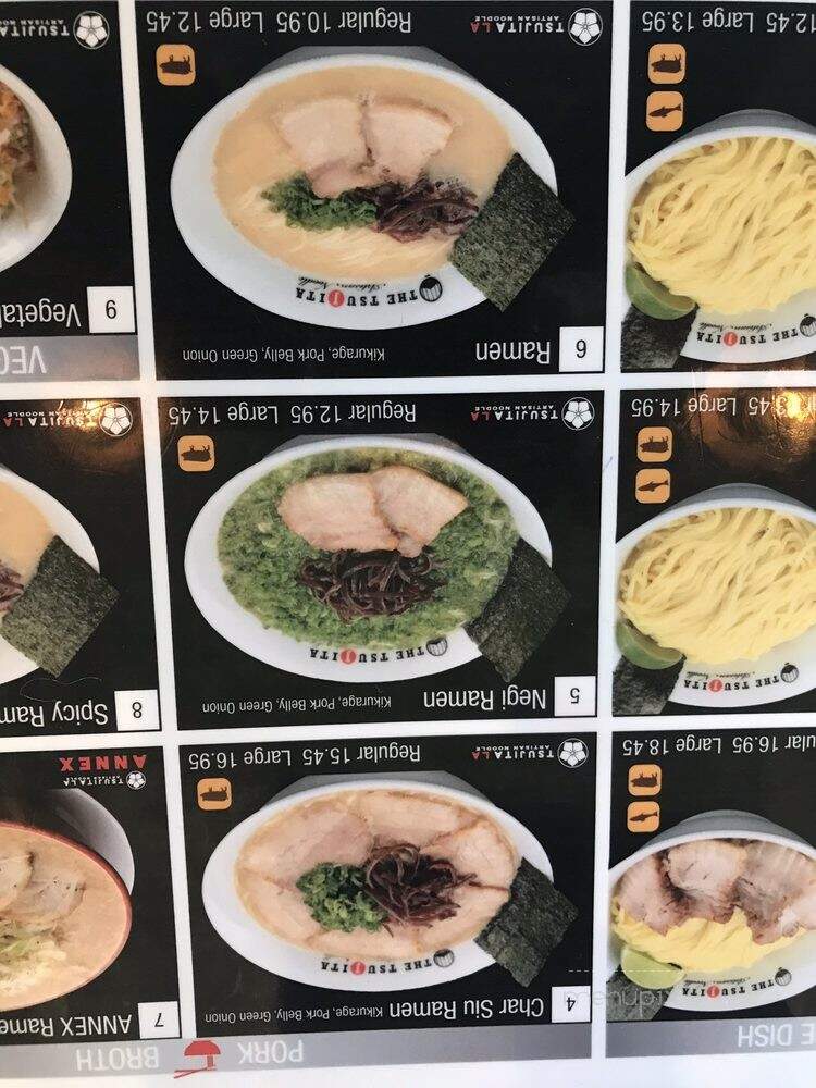 Tsujita & Co Noodle Production - Los Angeles, CA menu_pic