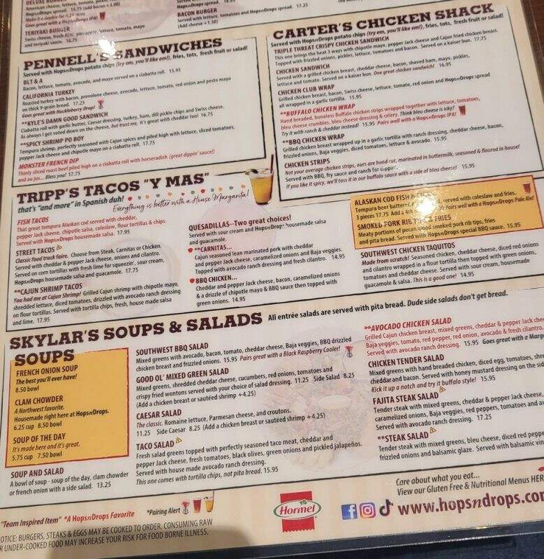 HopsnDrops - Sherwood, OR menu_pic