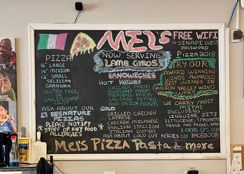 Sinapi's Pizza, Pasta & More - Poughkeepsie, NY menu_pic