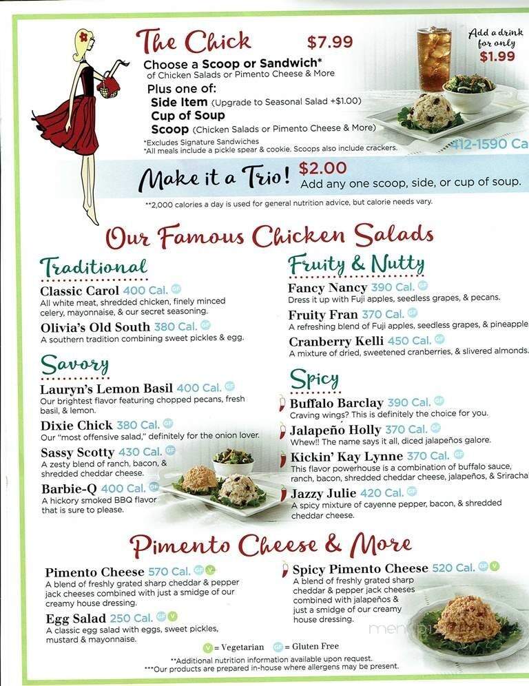 Chicken Salad Chick - D'Iberville, MS menu_pic