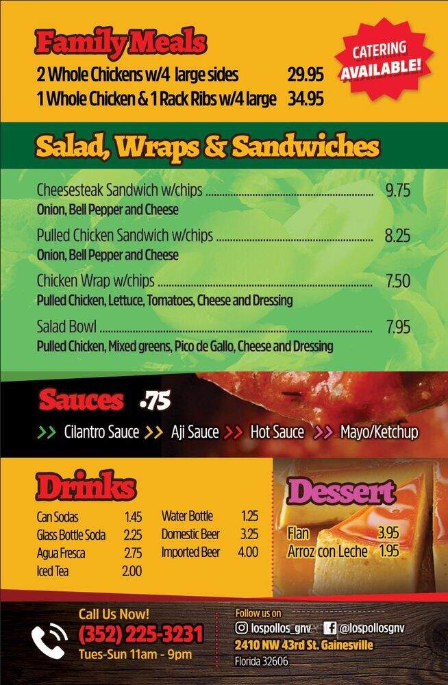 Los Pollos Rotisserie & Grill - Gainesville, FL menu_pic