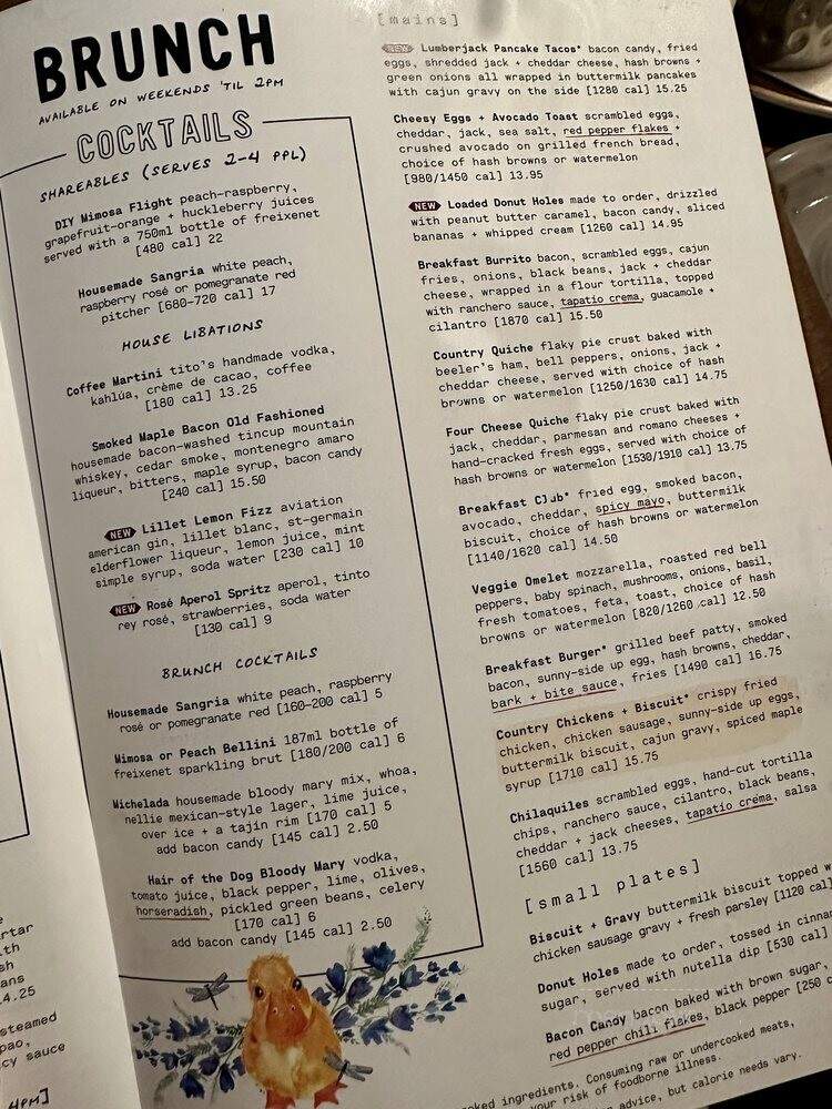 Lazy Dog Restaurant & Bar - Newark, CA menu_pic
