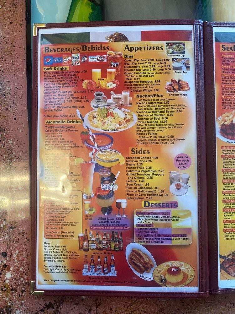 Las Cazuelas Mexican Cuisine - Louisville, KY menu_pic