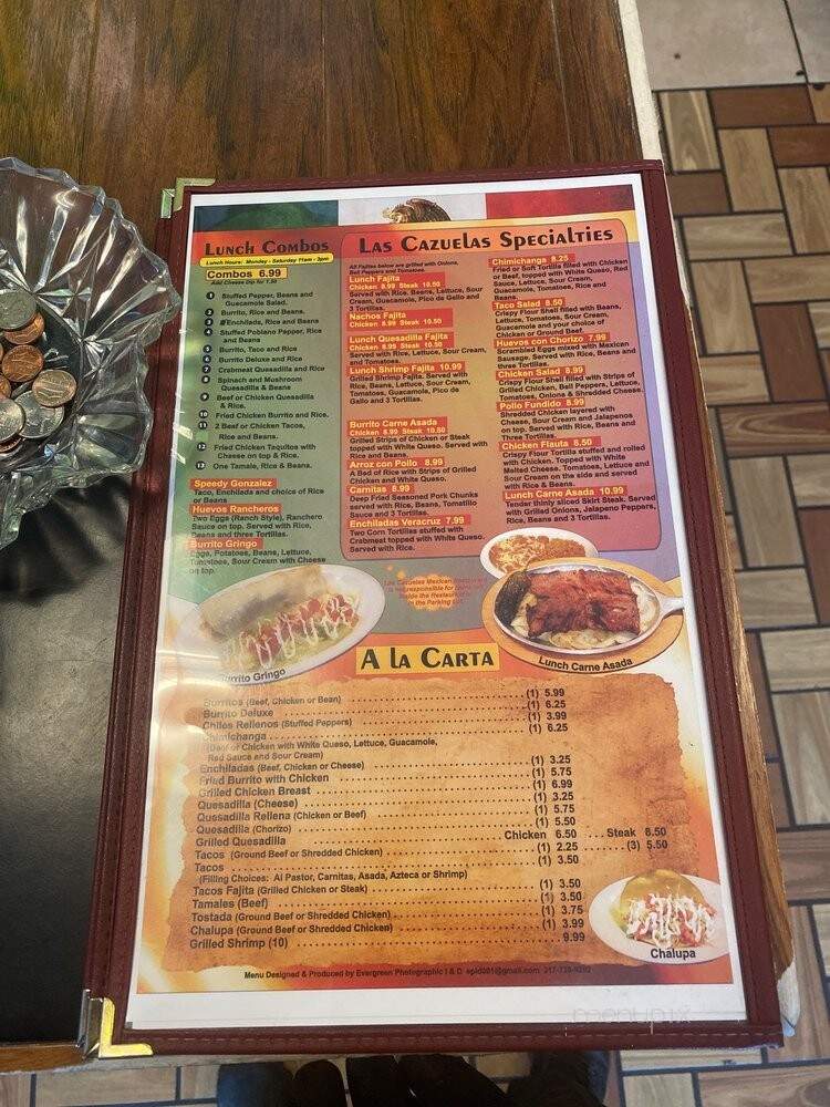 Las Cazuelas Mexican Cuisine - Louisville, KY menu_pic