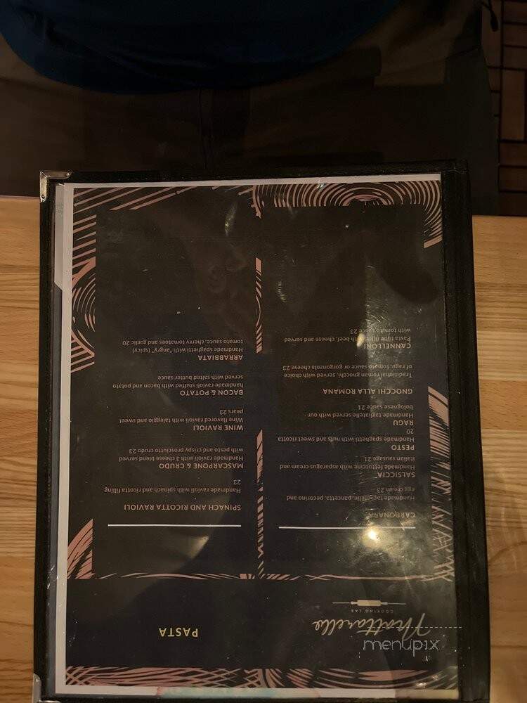 Mattarello Cooking Lab - San Diego, CA menu_pic
