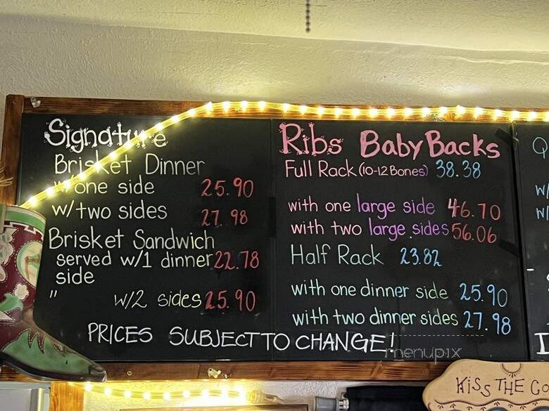 Bowlegged BBQ - San Diego, CA menu_pic