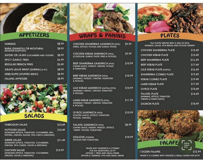Shawerma Masters - Pasadena, CA menu_pic