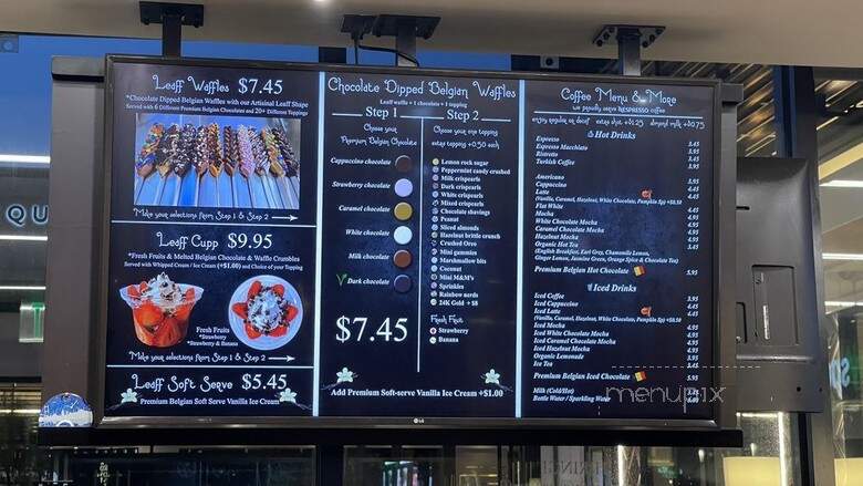Leaff Artisan Belgian Waffles - Los Angeles, CA menu_pic