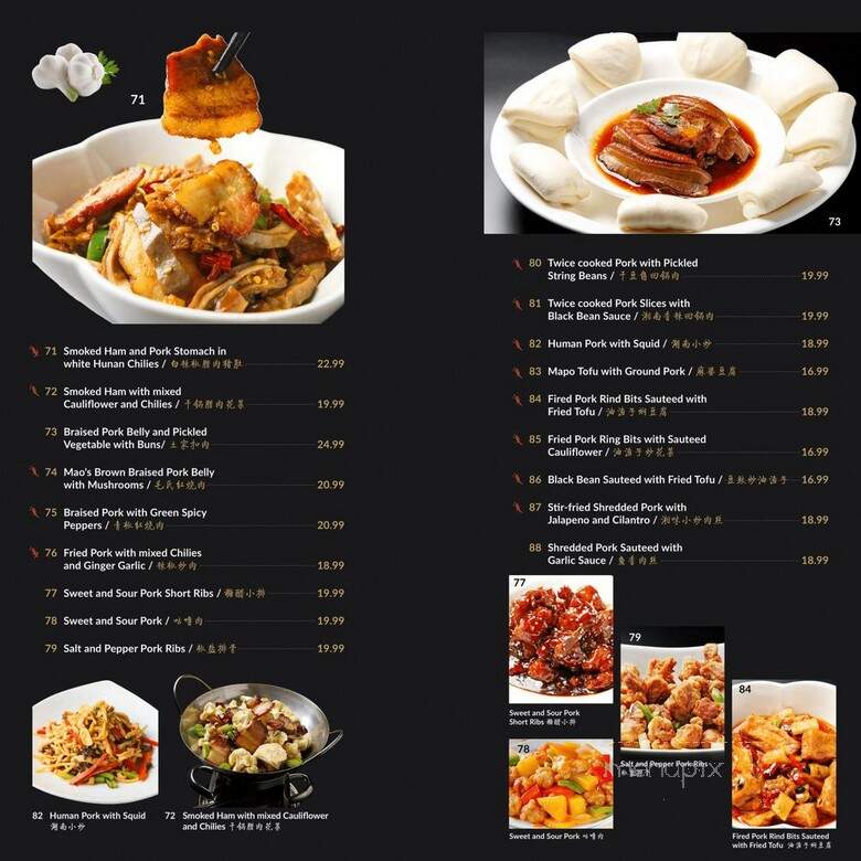Joy of Hunan - San Bruno, CA menu_pic