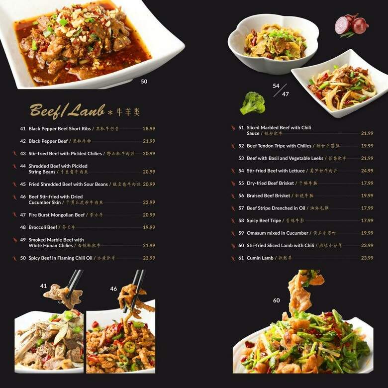 Joy of Hunan - San Bruno, CA menu_pic