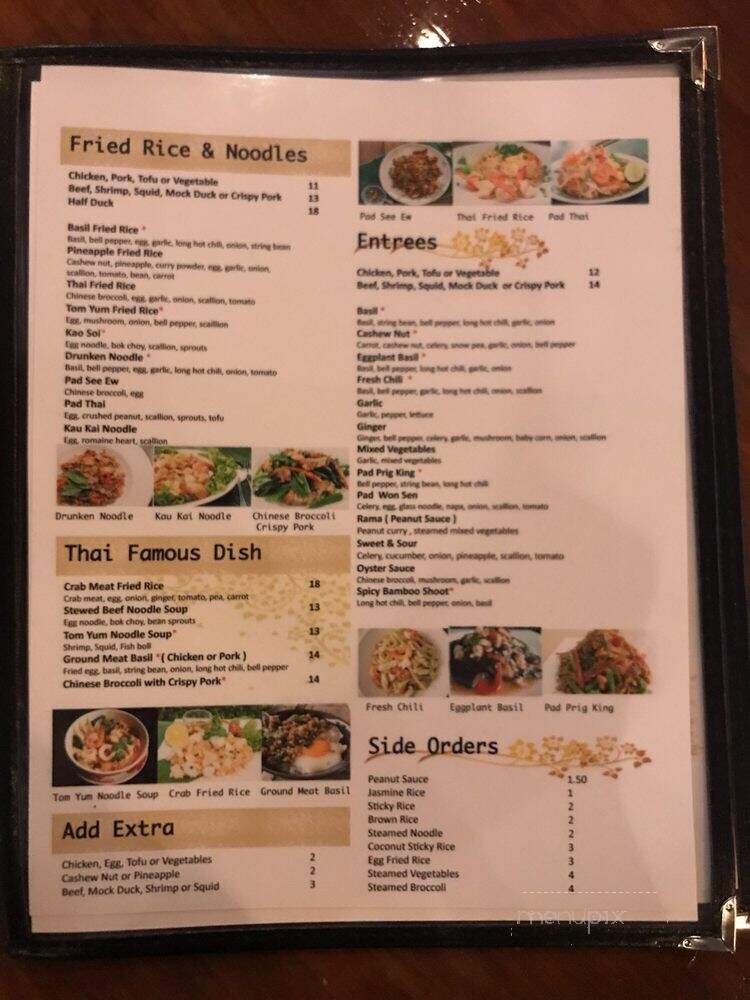 Mr. Thai - Queens, NY menu_pic