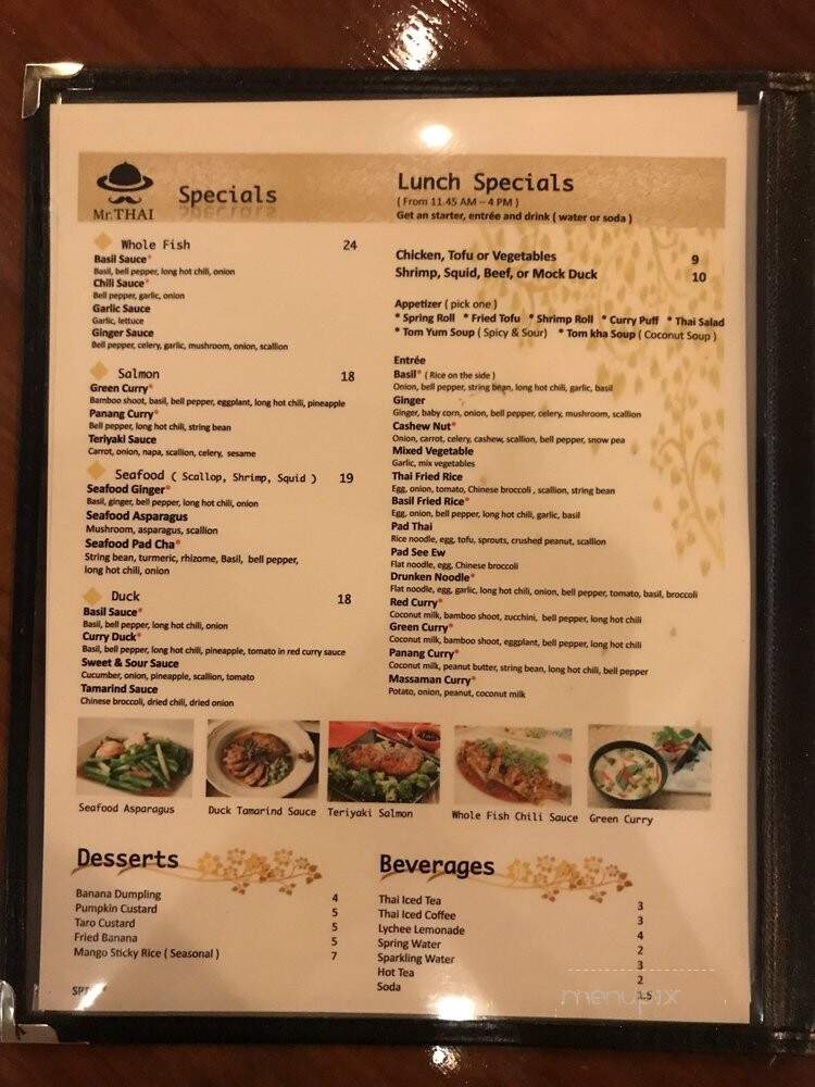 Mr. Thai - Queens, NY menu_pic