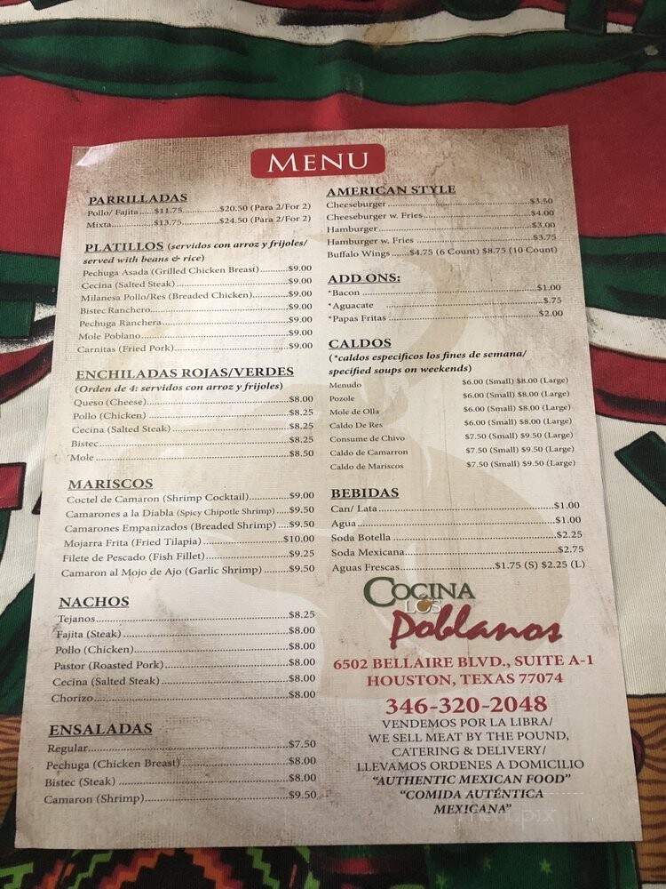 Cocina Los Poblanos - Houston, TX