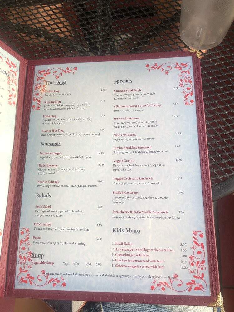 Geronimo Restaurant - Tucson, AZ menu_pic