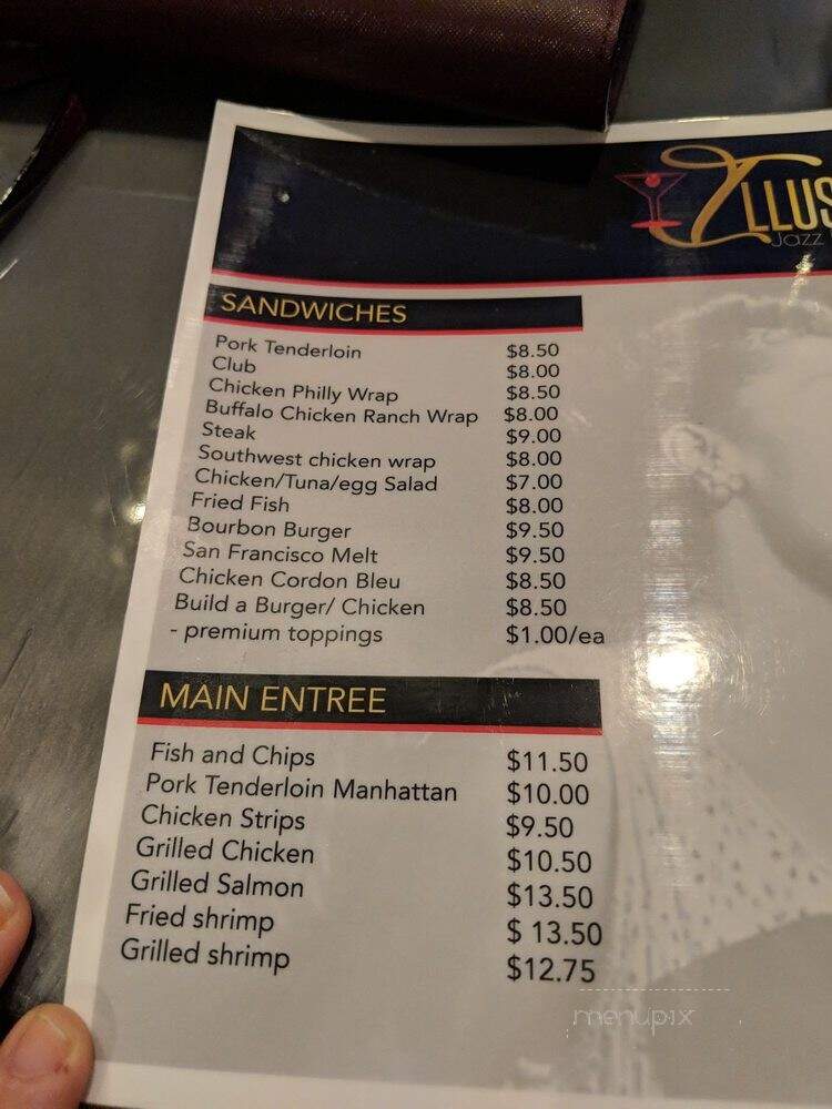 Illusions Bar & Grill - Indianapolis, IN menu_pic