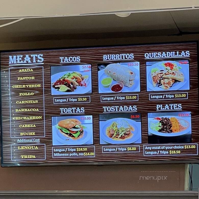 El Dorado - Bountiful, UT menu_pic