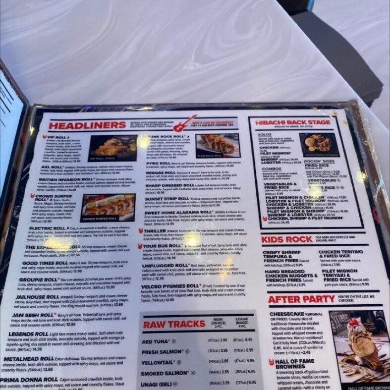 Rock 'N Roll Sushi - Hattiesburg, MS menu_pic