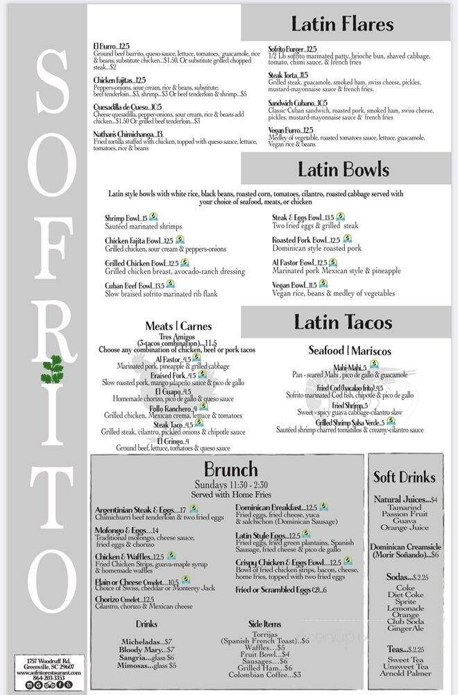 Tacos & Mas - Greenville, SC menu_pic