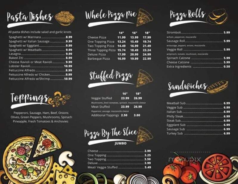 Carrico's Pizza - Jackson, TN menu_pic