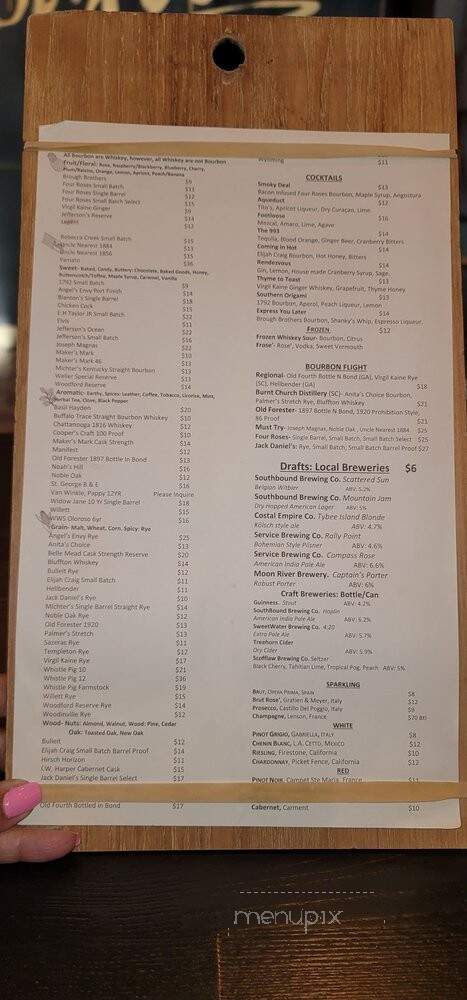 Toasted Barrel - Savannah, GA menu_pic