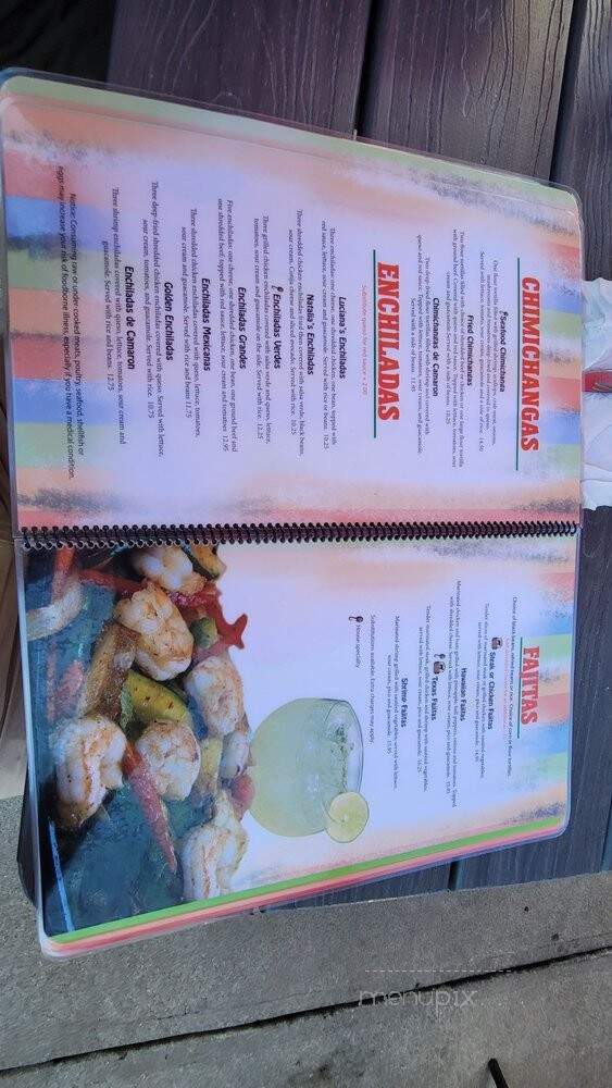 Luciana's Mexican Restaurant - Greenwood, IN menu_pic