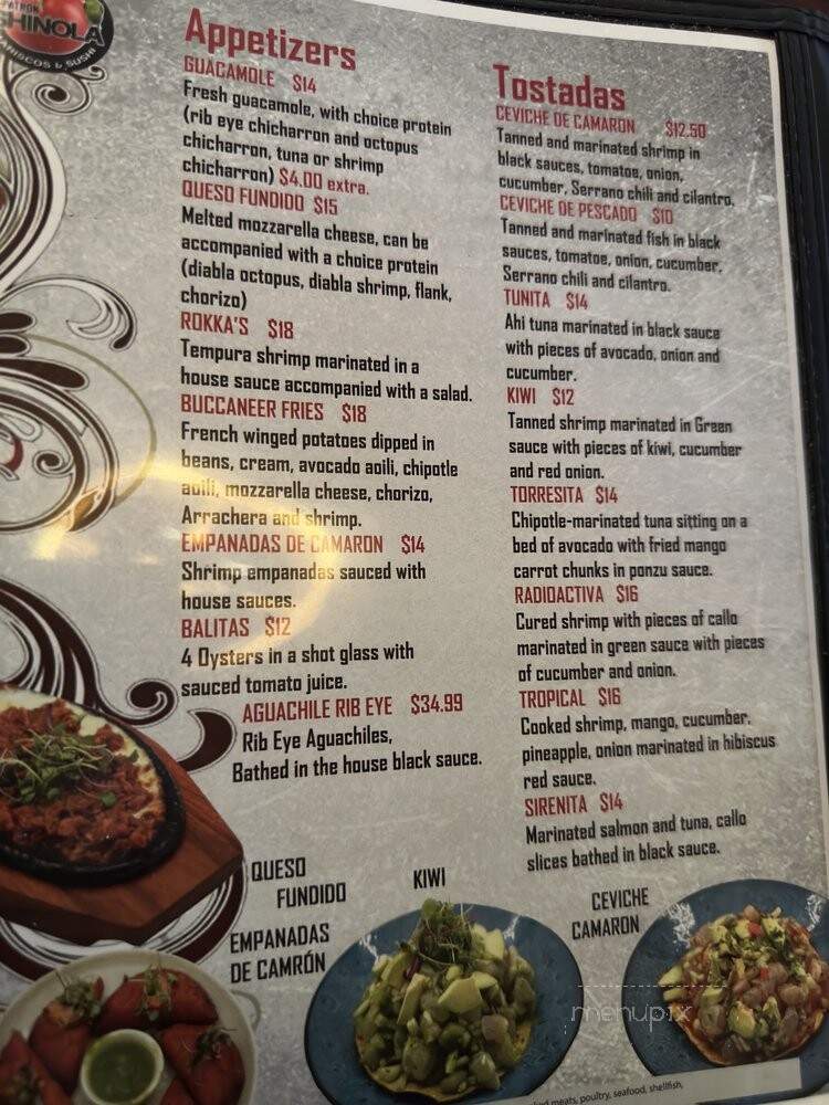 Madre Tierra - Upland, CA menu_pic