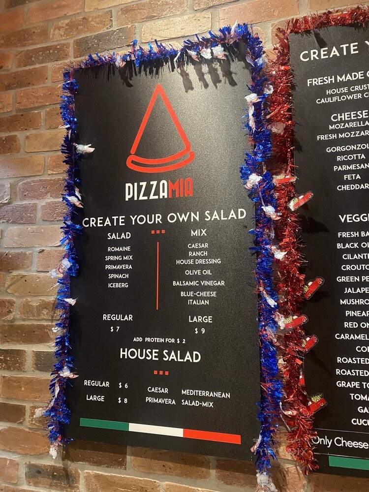 Pizza Mia Gourmet - Miami, FL menu_pic