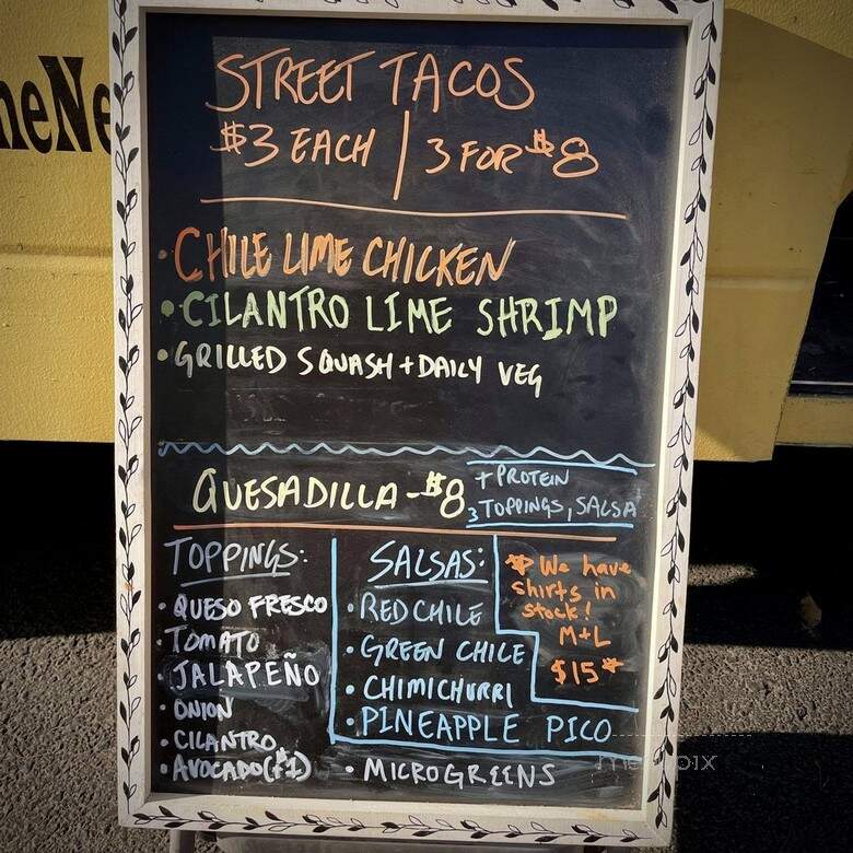 The New Mexican Food Truck - Las Cruces, NM menu_pic