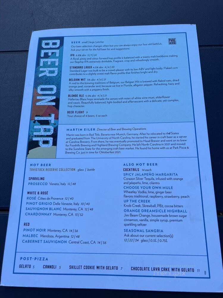 Park Pizza & Brewing Company - Orlando, FL