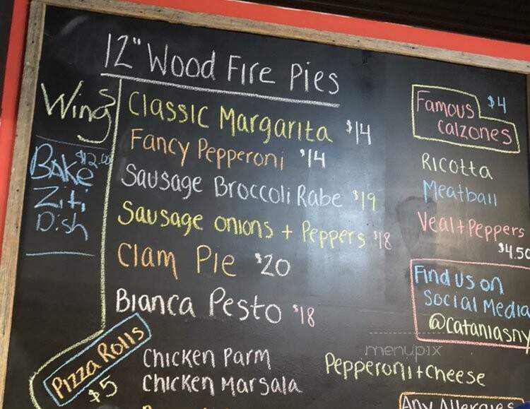 Catanias - Mohegan Lake, NY menu_pic