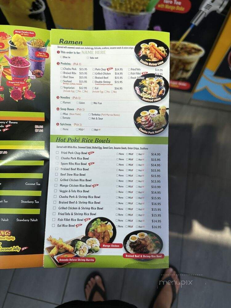 Poke n' Ramen 360 - Jersey City, NJ menu_pic