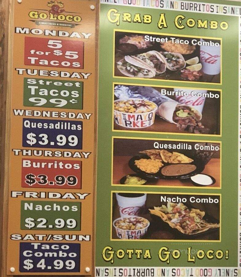 Go Loco - DeSoto, TX menu_pic