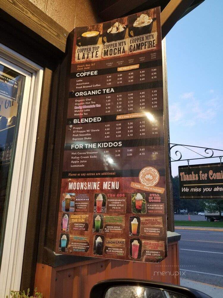 Copper Mountain Coffee - Kalispell, MT menu_pic