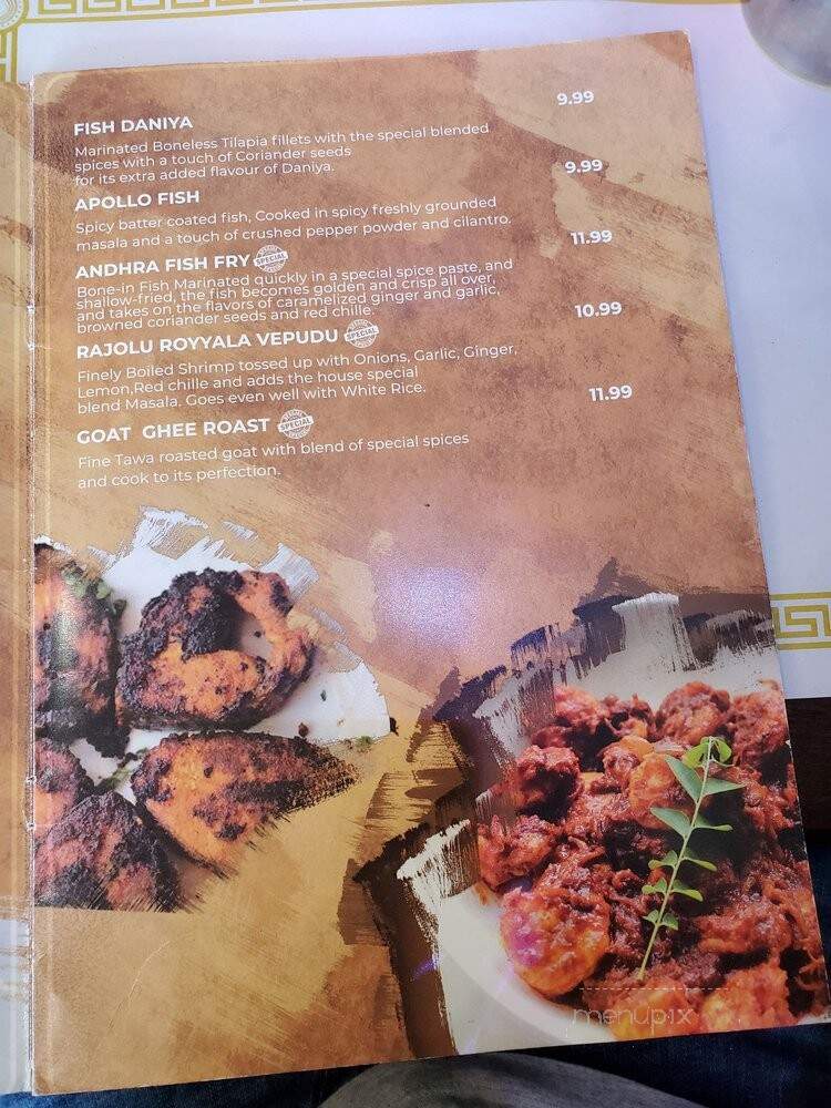 Konaseema Xpress - Milpitas, CA menu_pic