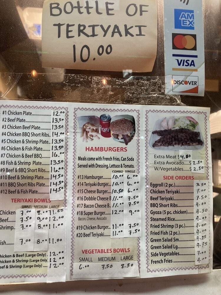 Tokyo Teriyaki And Burger - Los Angeles, CA menu_pic