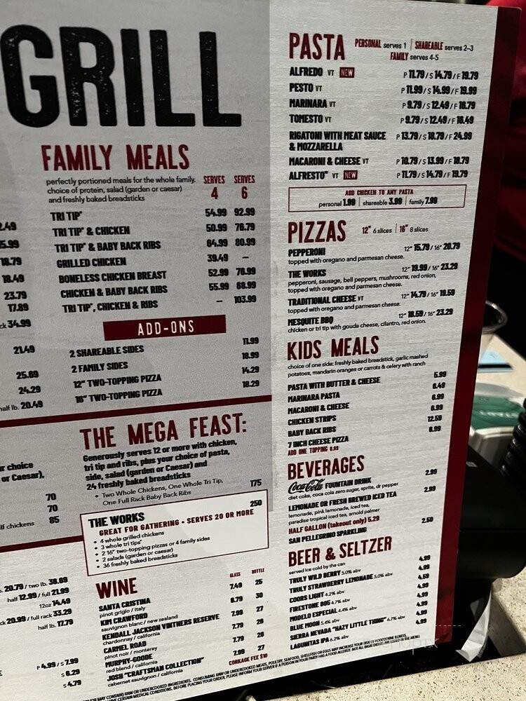 Stonefire Grill - Brea, CA menu_pic