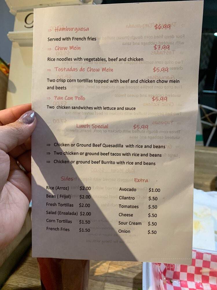 La Casita - Bellview, FL menu_pic