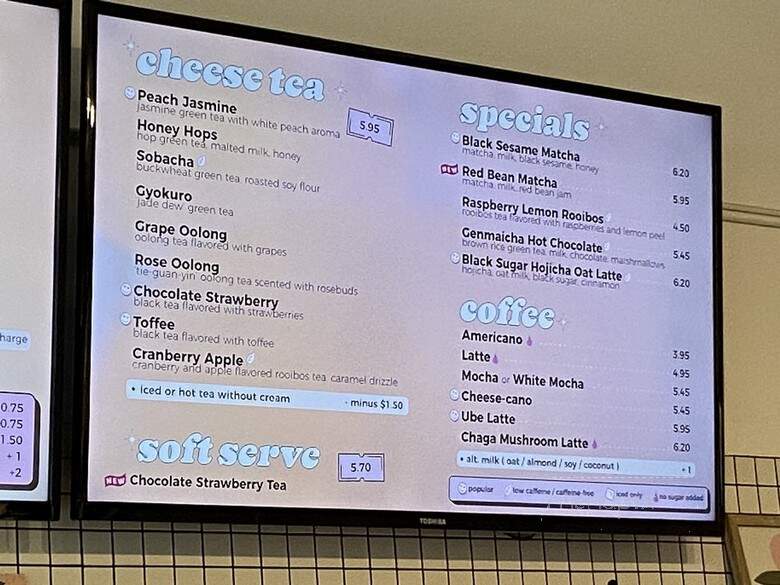 Atulea - Seattle, WA menu_pic